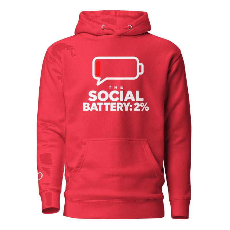 TSB THE SOCIAL BATTERY 2% - Hoodie thumbnail 4