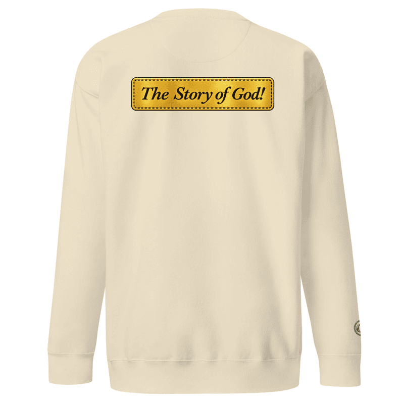 GL GodIs...SOCIETY ROMAN NUMERALS Premium Sweatshirt thumbnail 3