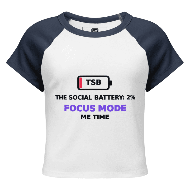 Women’s TSB ME TIME FOCUS MODE - baby tee thumbnail 2