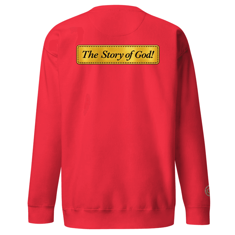 GL GodIs...SOCIETY ROMAN NUMERALS Premium Sweatshirt thumbnail 6