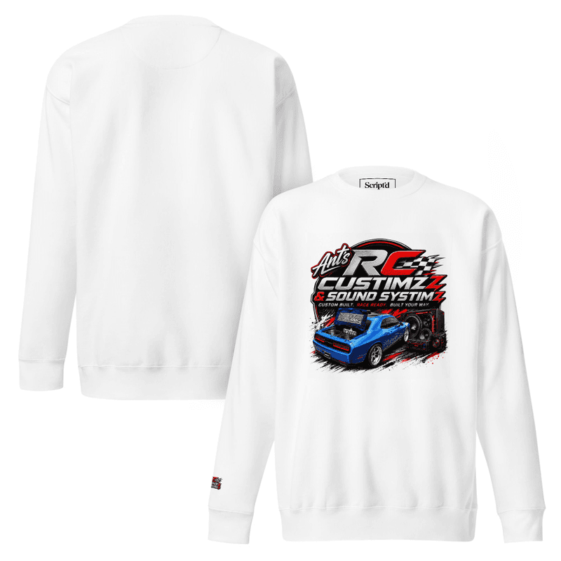 Ant's RC CUSTIMZ & SOUND SYSTIMZ Premium Sweatshirt