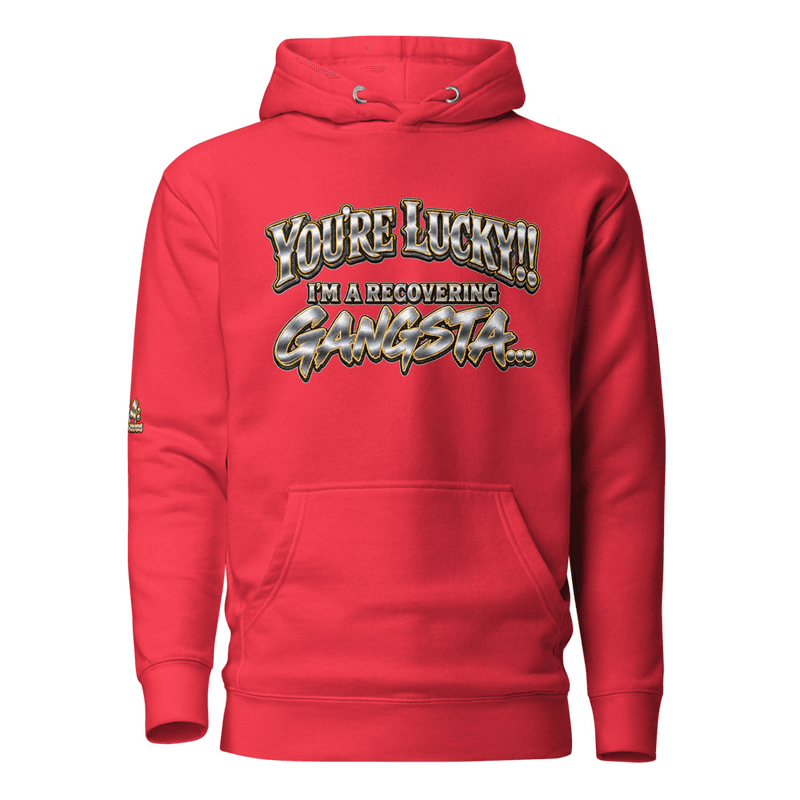 [GA] You're Lucky!! I'm A Recovering Gangsta - Hoodie thumbnail 7
