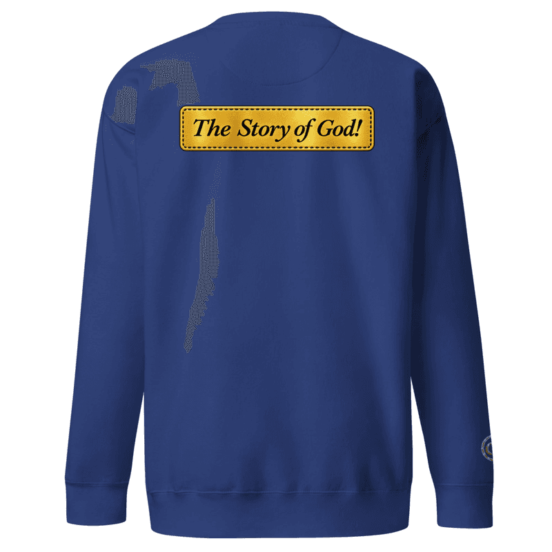GL GodIs...SOCIETY ROMAN NUMERALS Premium Sweatshirt thumbnail 4