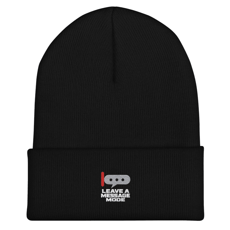 TSB LEAVE A MESSAGE MODE - Cuffed Beanie