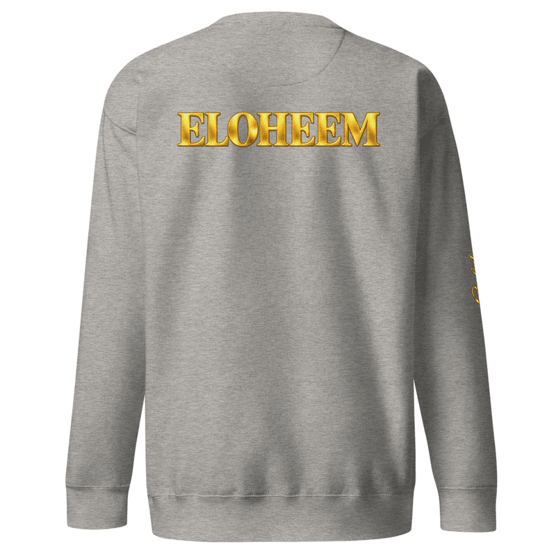 GL GodIs...ELOHEEM - Premium Sweatshirt — view 1