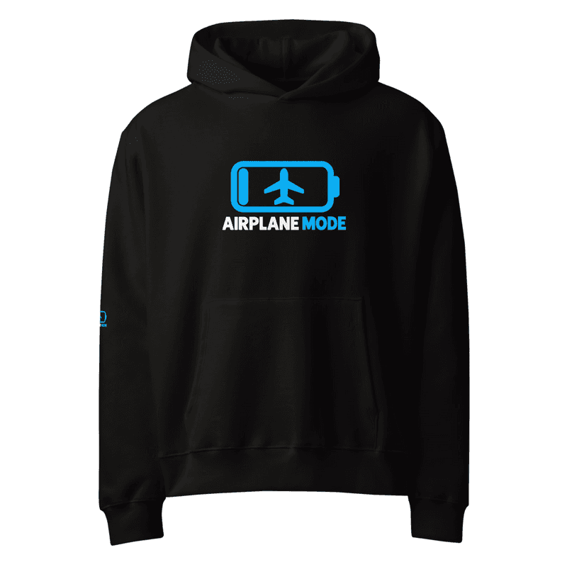 Women's TSB AIRPLANE MODE -Oversized hoodie