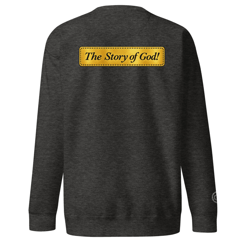 GL GodIs...SOCIETY ROMAN NUMERALS Premium Sweatshirt thumbnail 3