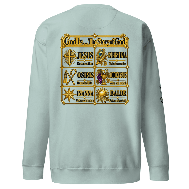 GL GodIs...All Gods One God - Premium Sweatshirt thumbnail 5