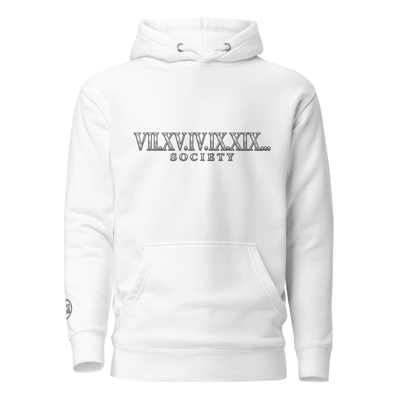 GI GodIs...SOCIETY ROMAN NUMERALS Hoodie thumbnail 6