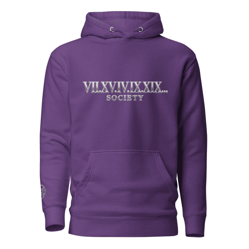 GL GodIs...SOCIETY ROMAN NUMERALS Hoodie thumbnail 6