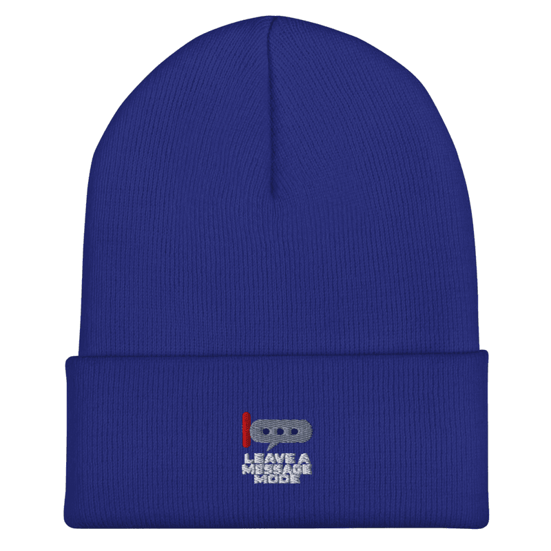 TSB LEAVE A MESSAGE MODE - Cuffed Beanie