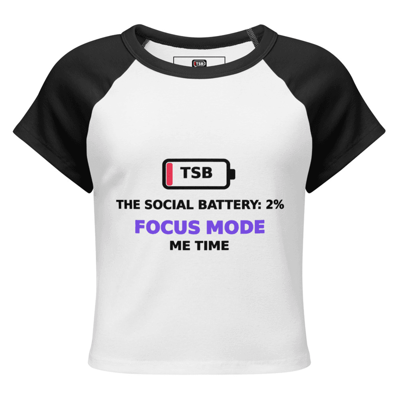 Women’s TSB ME TIME FOCUS MODE - baby tee