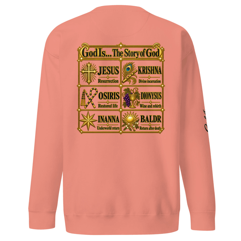 GL GodIs...All Gods One God - Premium Sweatshirt thumbnail 2