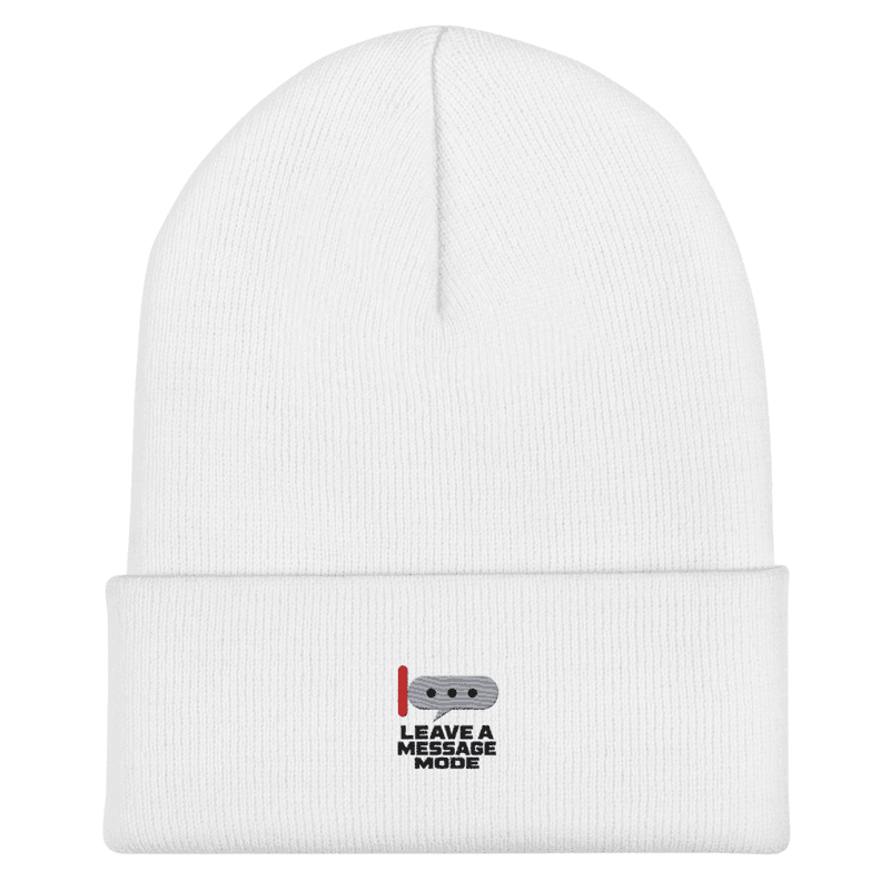 TSB LEAVE A MESSAGE MODE - Cuffed Beanie