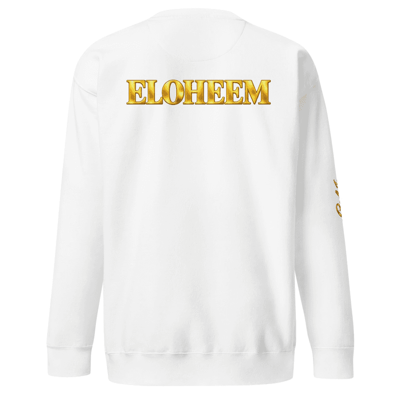 GL GodIs...ELOHEEM - Premium Sweatshirt thumbnail 4
