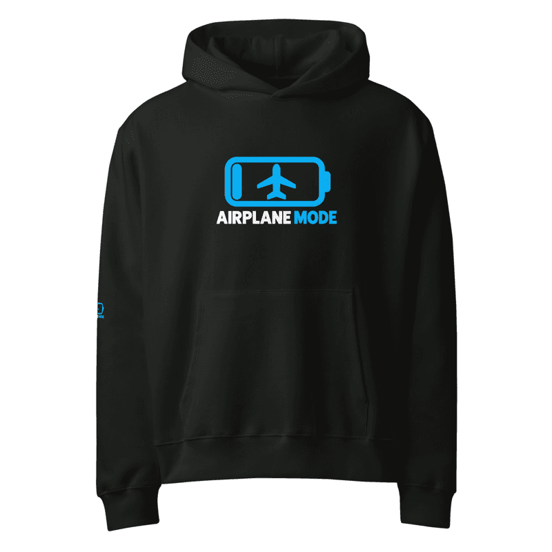 Women's TSB AIRPLANE MODE -Oversized hoodie thumbnail 2