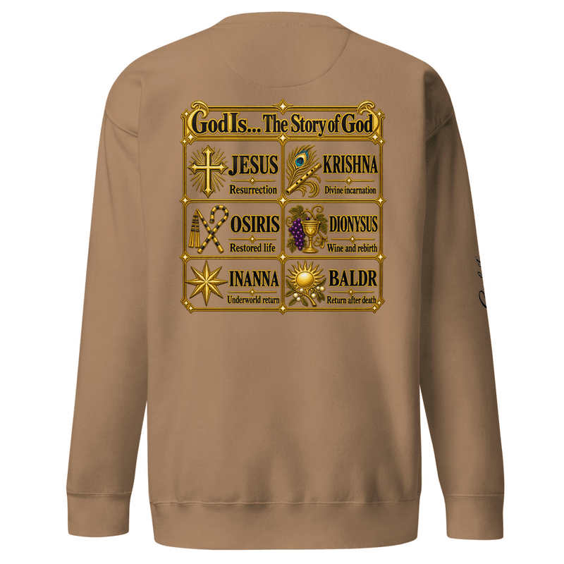 GL GodIs...All Gods One God - Premium Sweatshirt — view 1