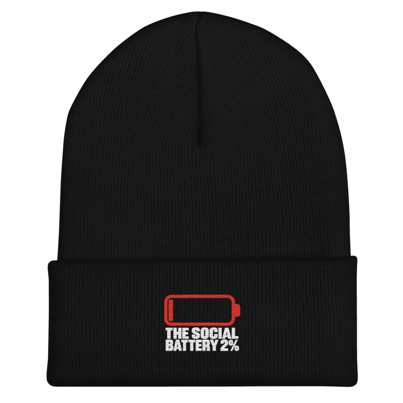TSB THE SOCIAL BATTERY 2% - Cuffed Beanie