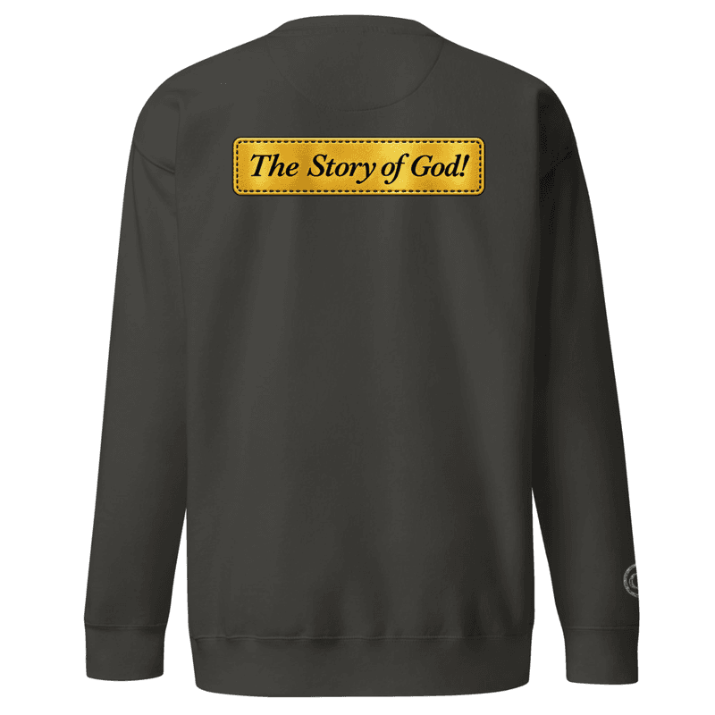 GL GodIs...SOCIETY ROMAN NUMERALS Premium Sweatshirt thumbnail 5