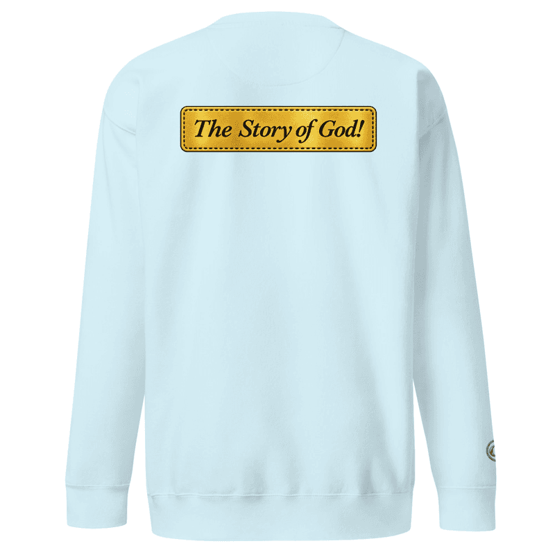 GL GodIs...SOCIETY ROMAN NUMERALS Premium Sweatshirt thumbnail 4
