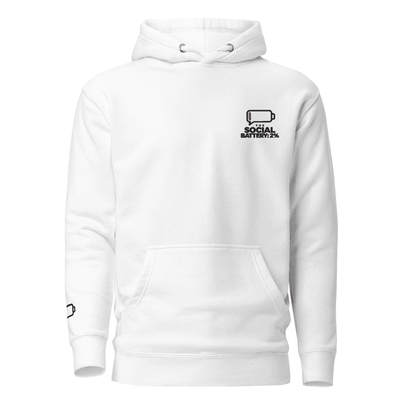THE SOCIAL BATTERY 2% - Hoodie