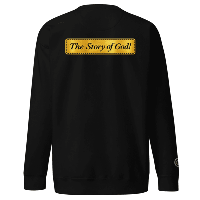 GodIs...SOCIETY ROMAN NUMERALS Premium Sweatshirt