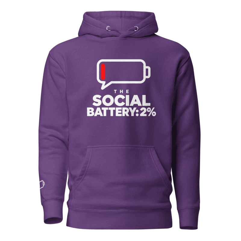 TSB THE SOCIAL BATTERY 2% - Hoodie thumbnail 3