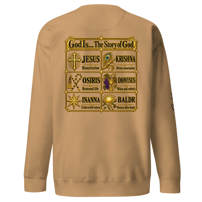 GL GodIs...All Gods One God - Premium Sweatshirt thumbnail 3