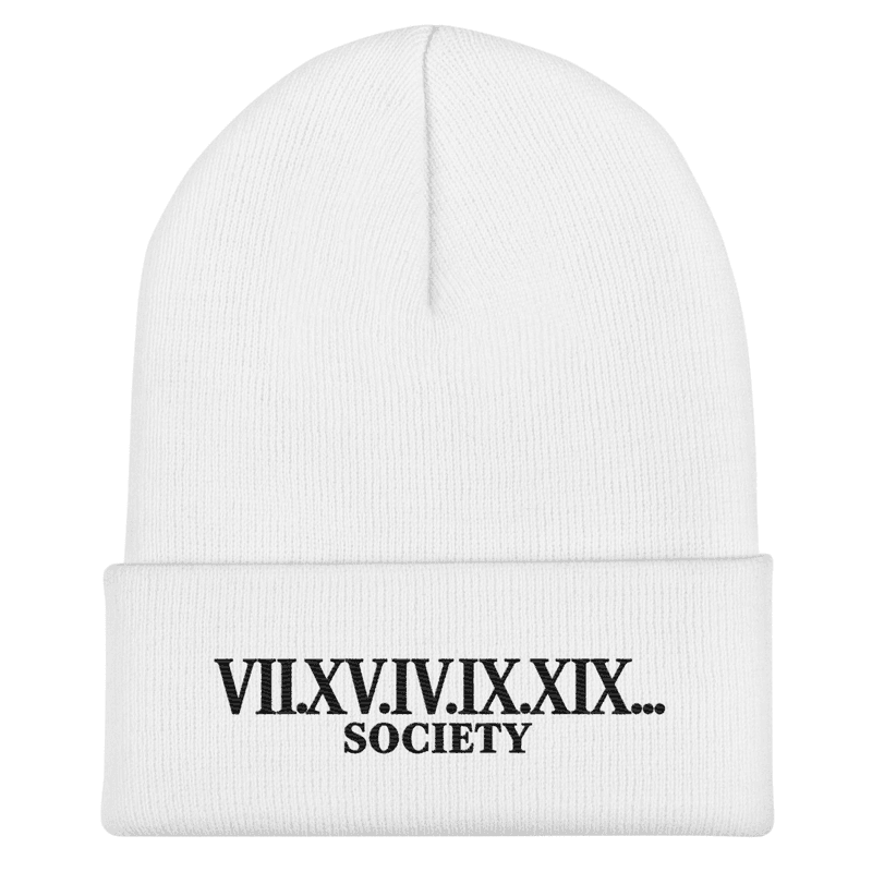 GodIs... ROMAN NUMERALS - Cuffed Beanie