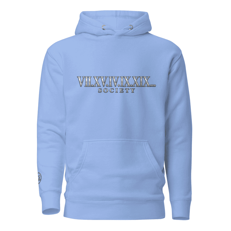 GodIs...SOCIETY ROMAN NUMERALS Hoodie