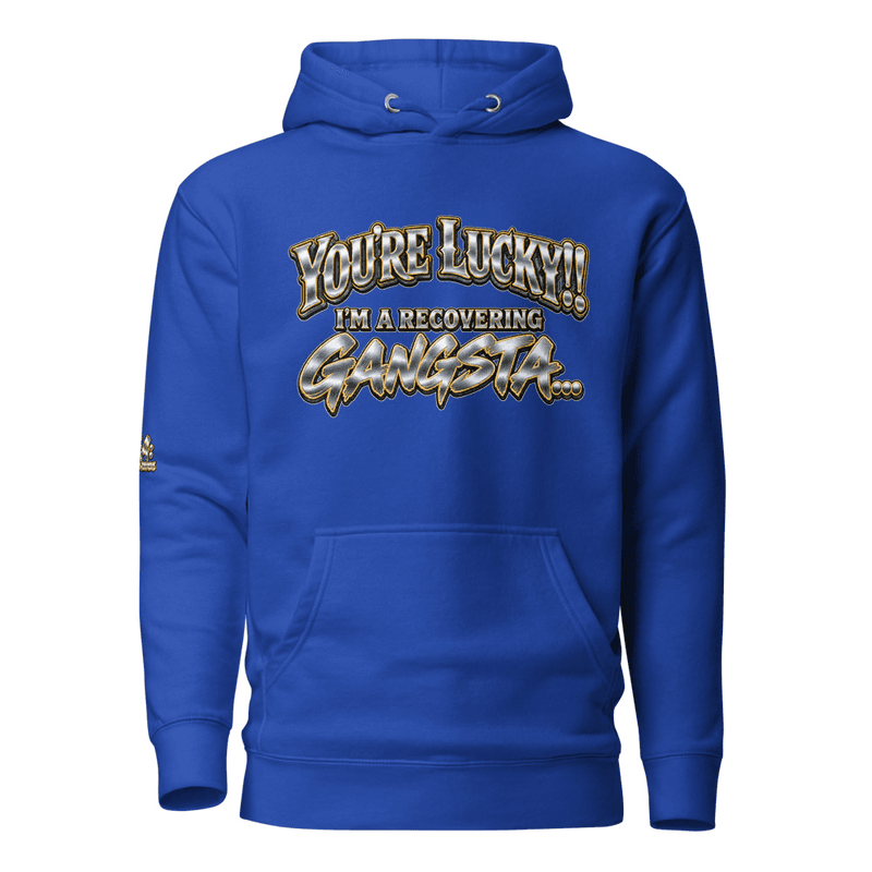 [GA] You're Lucky!! I'm A Recovering Gangsta - Hoodie thumbnail 5