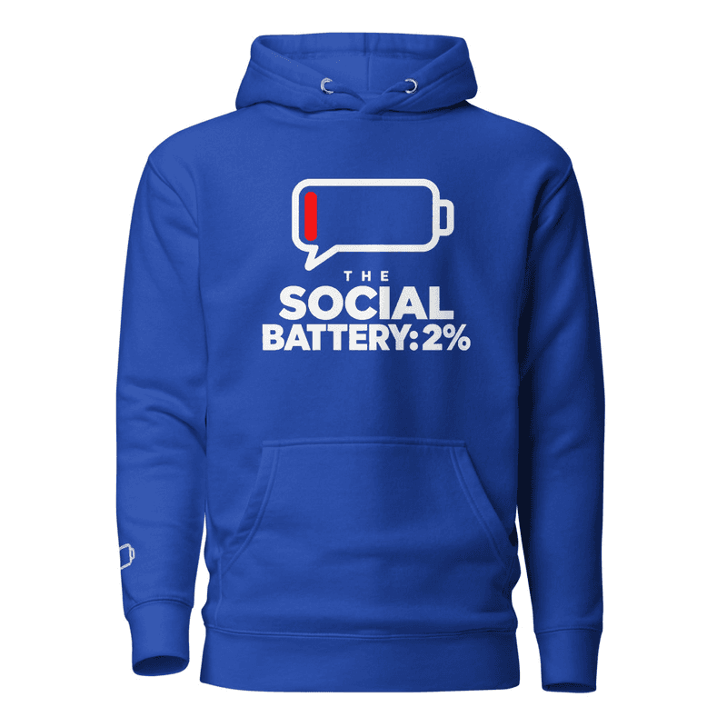 TSB THE SOCIAL BATTERY 2% - Hoodie thumbnail 2