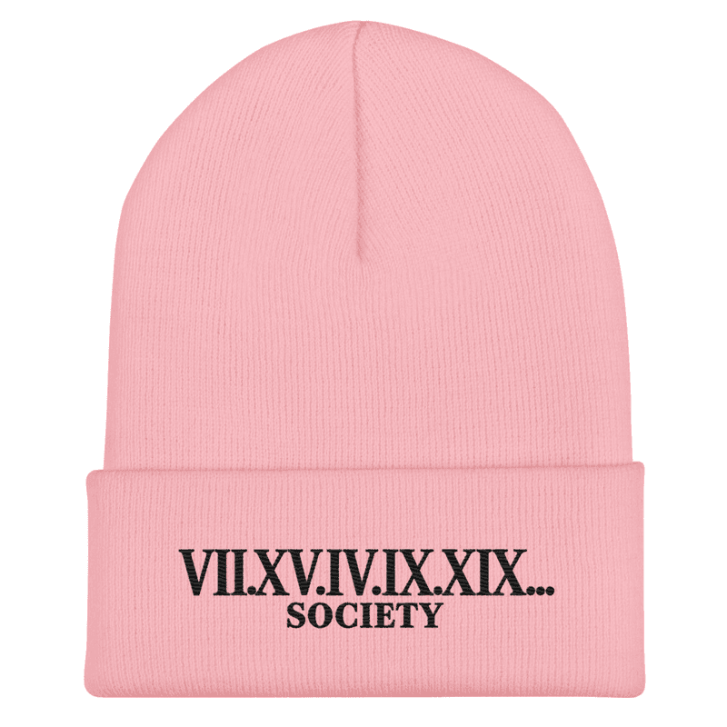 GL GodIs... ROMAN NUMERALS - Cuffed Beanie — view 1