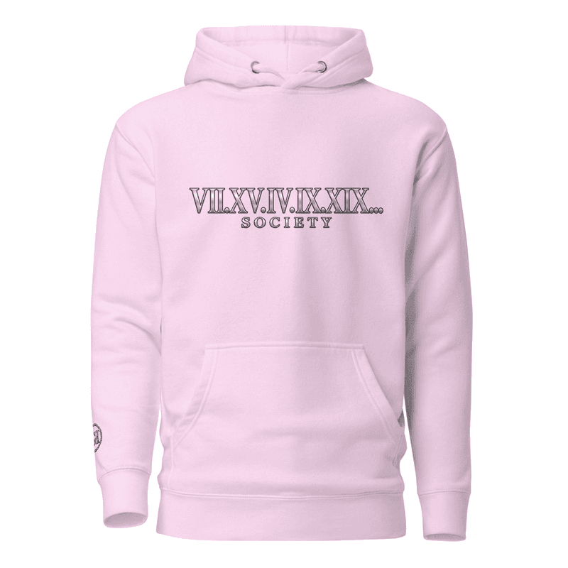 GI GodIs...SOCIETY ROMAN NUMERALS Hoodie thumbnail 4