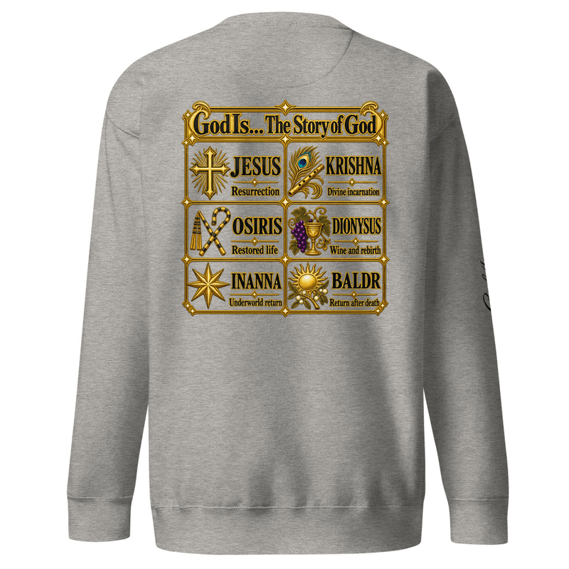 GL GodIs...All Gods One God - Premium Sweatshirt thumbnail 4