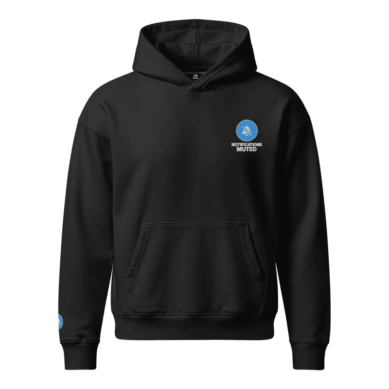 TSB NOTIFICATIONS MUTED - hooded sweatshirt
